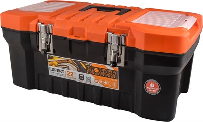 Ящик для инструментов Expert 22 черный/оранжевый ПЦ3732-1ЧРОР - фото 60657