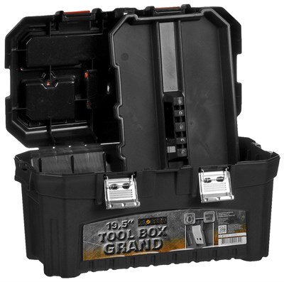 Ящик для инструментов GRAND Solid 19,5 в ассортименте BR3934 - фото 60660