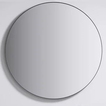 Зеркало для ванной комнаты AQWELLA Fargo 80 черный RM0208BLK - фото 62788