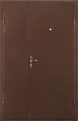 Дверь металлическая Квартет 2066/1250 R антик медь - фото 63000