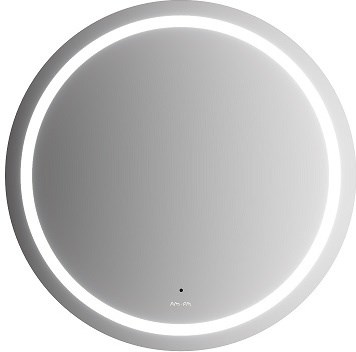Зеркало AM.PM универсальное с контурной LED-подсветкой, ИК- сенсором, круглое, 65см M85AMOX0651WG - фото 63708
