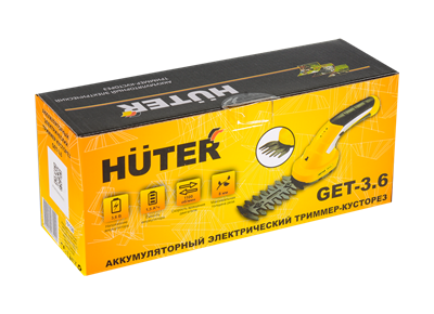 Триммер-кусторез HUTER аккумуляторный GET-3,6 70/1/28 - фото 64195