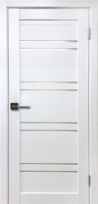 Дверное полотно Х1 900 бланко/мелинга/стекло сатин белый - фото 64302
