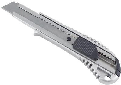 Нож Aluminium-auto с автоблокировкой 18мм 19-0-313 - фото 65661