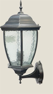 Светильник Заря садово-парковый черный большой рефельный 7708-LR - фото 66144
