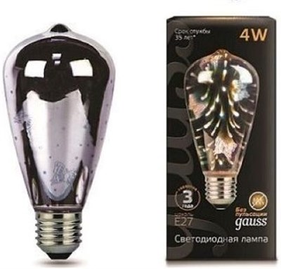 Лампа GAUSS LED Filament ST164 4W E27 Butterfly-3D 147802404 - фото 66194