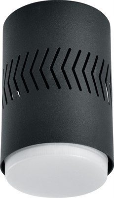 Светильник FERON накладной под лампу, спот HL352 GX53 12W 230V IP20 чёрный 80*80*100 41458 - фото 66233