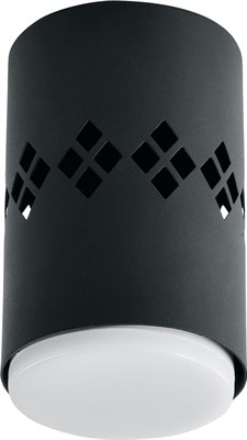 Светильник FERON накладной под лампу, спот HL351 GX53 12W 230V IP20 черный 80*80*100 41456 - фото 66254