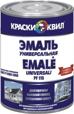 Эмаль КВИЛ ПФ-115 универсальная салатная 2,8кг - фото 66814
