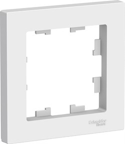 Рамка AtlasDesign 1-п, белая ATN000101 - фото 68207