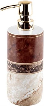 Дозатор PRIMANOVA GARNSEY для жидкого мыла, керамика, коричневый D-20120 - фото 68833