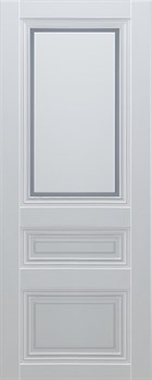 Полотно ЛЕСКОМ дверное Экшпон Венеция-12 белый софт стекло сатинат 60 - фото 69854