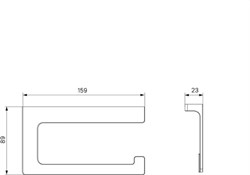 Держатель IDDIS Slide для туалетной бумаги без крышки, белый SLIWT00i43 - фото 70176