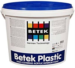 Краска водоэмульсионная BETEK Plasic 2,5л для внутренних работ - фото 71047