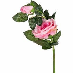 Цветок искусственный LEFARD Роза высота-43см 100% полиэстер 23-368 - фото 71119
