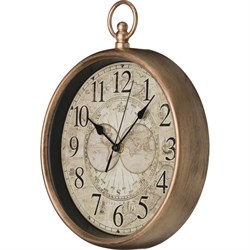 Часы настенные LEFARD Italian Style кварцевые 31*25см античное золото, циферблат D=22см 220-269 - фото 71300