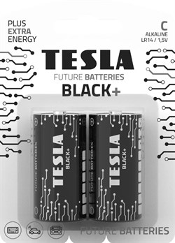 Батарейка TESLA C BLACK+(LR14/BLISTER FOIL 2PCS) 1099137271 - фото 74326