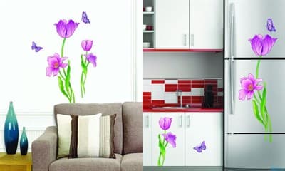 Элемент декоративный ROOM DECOR Тюльпаны с блестками RDA 9378 - фото 7599