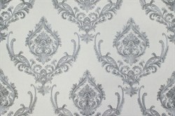 Обои ЛАНИТА PVIP Мерсин декор (бело-серый) PVIP 1-0871 1,06*10,05м (1упак-6рул) - фото 76590