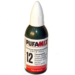 Колер PUFAS для тонирования pufamix № 12 елово-зеленый 20 мл - фото 77143