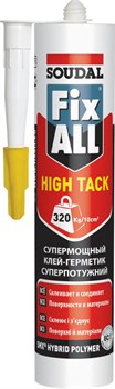 Клей-герметик Fix ALL high tack white 290 мл - фото 77229