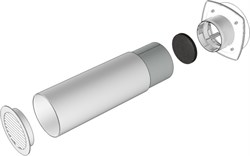 Клапан ЭРА приточный D100 (10РКМ+10ВП+10АПП) 10КП-05 - фото 77346
