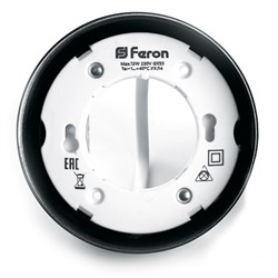 Светильник потолочный FERON 12W 230V GX53 HL356 черный 41510 - фото 78685
