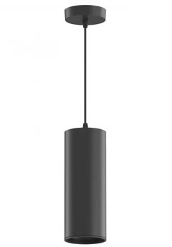 Светильник светодиодный GAUSS накладной, подвесной 12W 4100K (черный/черный) HD034 - фото 78837