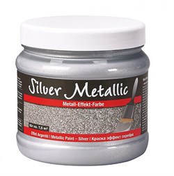 Краска PUFAS Металл-эффект silver-metallic 750мл - фото 78899