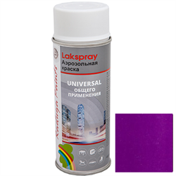 Краска Радуга аэрозольная универсальная цвет фиолетовый 400мл - фото 79546