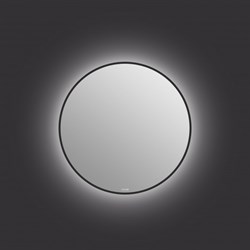 Зеркало LED ECLIPSE smart 80*80 с подсветкой, черный рамка, круглое 64147 - фото 79605