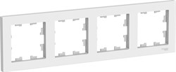 Рамка AtlasDesign 4-пост Универсальная белая ATN000104 - фото 79994