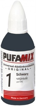 Колер PUFAS для тонирования pufamix № 1 черный 200мл - фото 80445