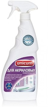 Средство UNICUM для чистки акриловых ванн и душевых кабин 600гр - фото 80455