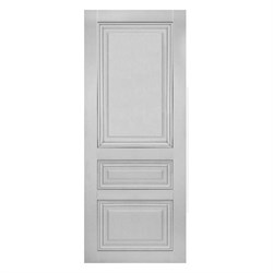 Полотно ЛЕСКОМ дверное Экшпон Венеция-7 серый софт глухое 60 - фото 81138