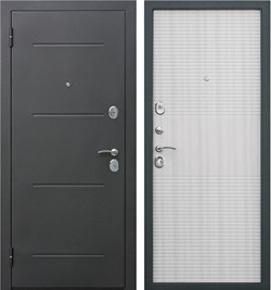 Дверь металлическая 7,5см Гарда Муар Белый ясень (860мм) левая - фото 81242