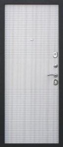 Дверь металлическая 7,5см Гарда Муар Белый ясень (960мм) правая - фото 81258