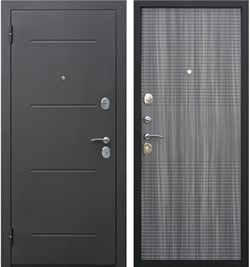 Дверь металлическая 7,5см Гарда Муар Венге табакко (860мм) левая - фото 81263