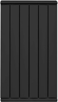Радиатор отопительный алюминиевый TIPIDO 800/10 (черный матовый) - фото 81495