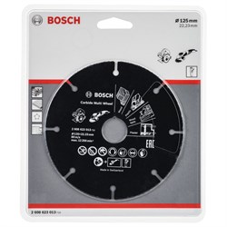 Круги отрезные BOSCH по дереву для УШМ 125 ММ 2608623013 - фото 81872