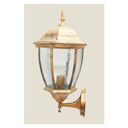 Светильник Заря садово-парковый бронзовый большой рельефный 7704-LR - фото 82517