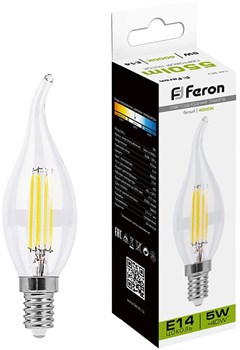 Лампа светодиодная Feron 5W 230V E14 4000K LB-59 25576 - фото 82928