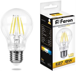 Лампа светодиодная Feron 9W 230V E27 2700K LB-63 25631 - фото 83028