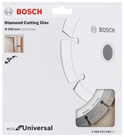 Диск алмазный BOSCH ECO Universal 180-22,23 2608615030 - фото 83510