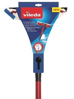 Очиститель окон VILEDA 2в1 с телескопической ручкой - фото 85216