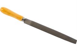 Напильник ВИХРЬ полукруглый деревянная рукоятка 200 мм 73/6/4/2 - фото 85257