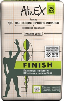 Шпатлевка ALINEX Finish Premium полимерная 25кг - фото 85668