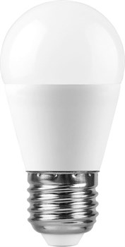 Лампа светодиодная Feron LB-750 Шар G45 11W 230V E27 6400К 25951 - фото 86919