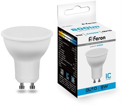 Лампа светодиодная Feron LB-560 Рефлекторная MR16 9W 230V GU10 6400К 25844 - фото 86920