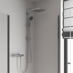 Душевая система GROHE Vitalio Start 250 CUBE настенного монтажа (квадратный верхний душ) 26698000 - фото 87389